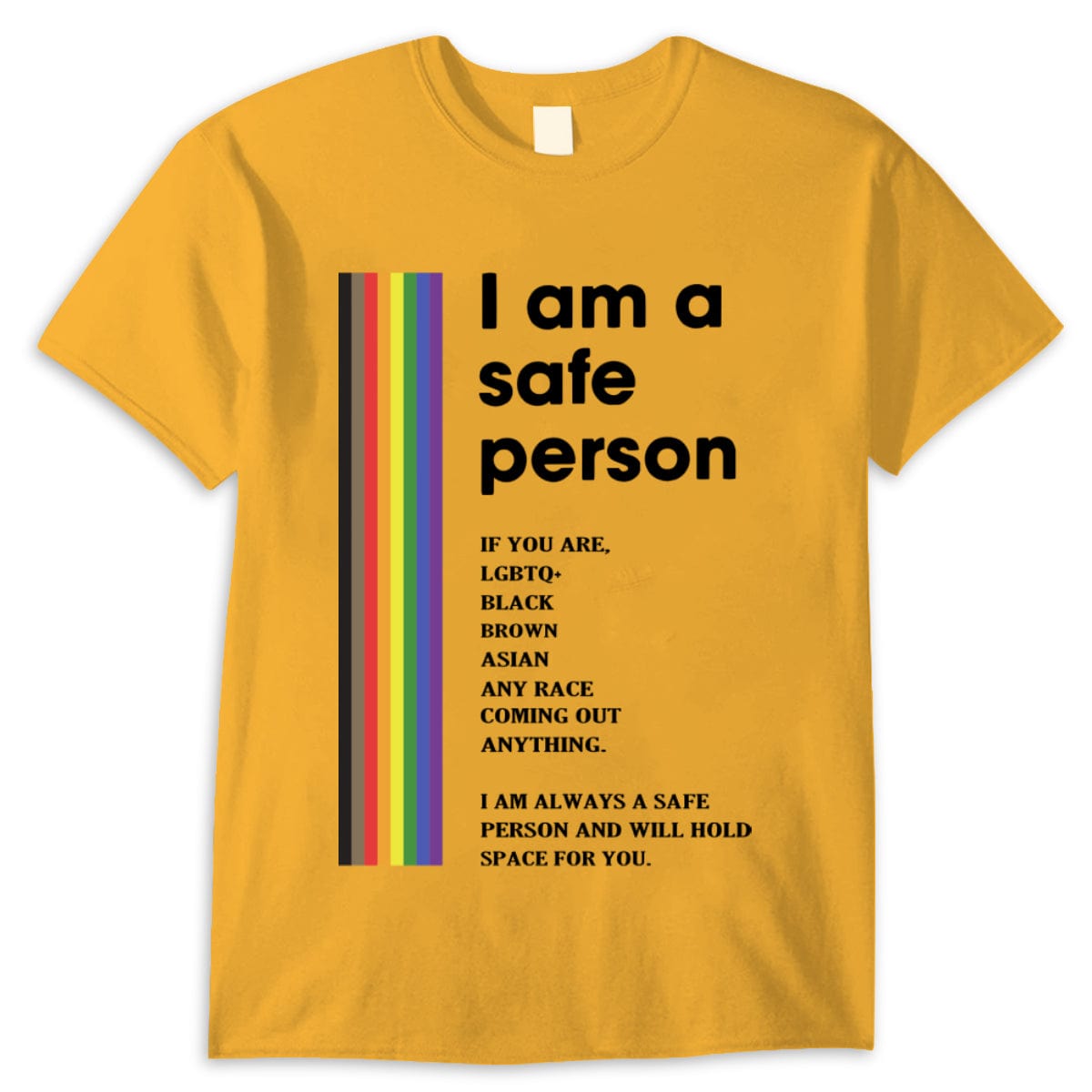 Soy una persona segura Camisetas gay, lesbiana, bisexual, transgénero, LGBT