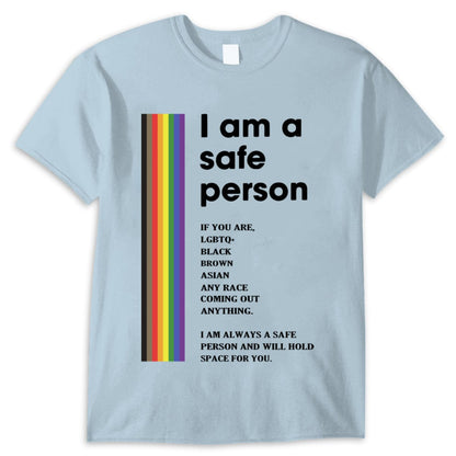 Soy una persona segura Camisetas gay, lesbiana, bisexual, transgénero, LGBT