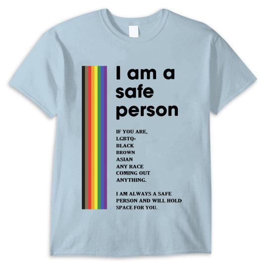 Soy una persona segura Camisetas gay, lesbiana, bisexual, transgénero, LGBT