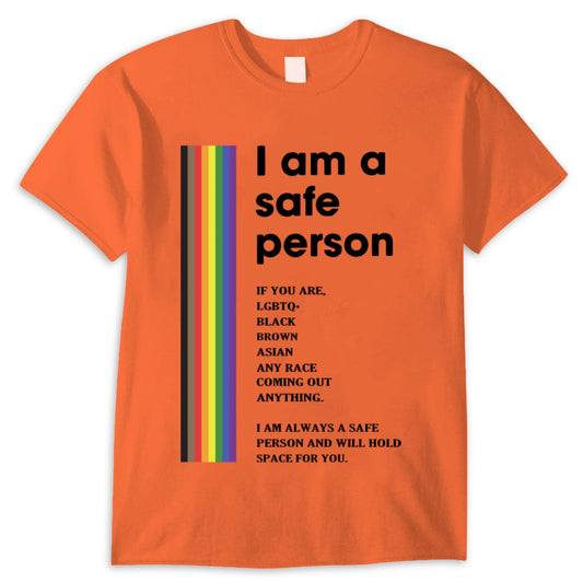 Soy una persona segura Camisetas gay, lesbiana, bisexual, LGBT