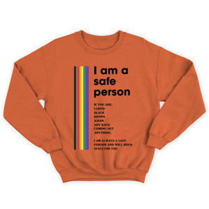 I Am A Safe Person Gay Lesbian Bisexual LGBT Shirts