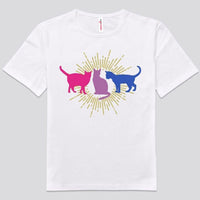 Bisexual Pride Cat LGBT Shirts