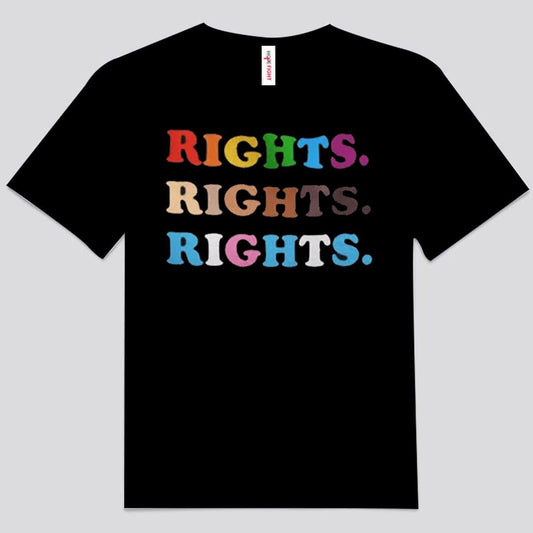 Derechos Derechos Derechos Camisetas LGBT