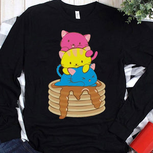 Lindas camisetas LGBT con gatitos panqueques