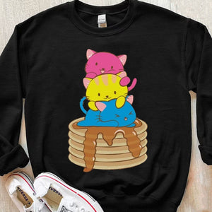 Cute Pancake Kittens LGBT Shirts