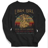 Libra Girl The Soul Of Witch The Heart Of Hippie Hoodie Shirts