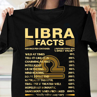 Libra Facts Shirts