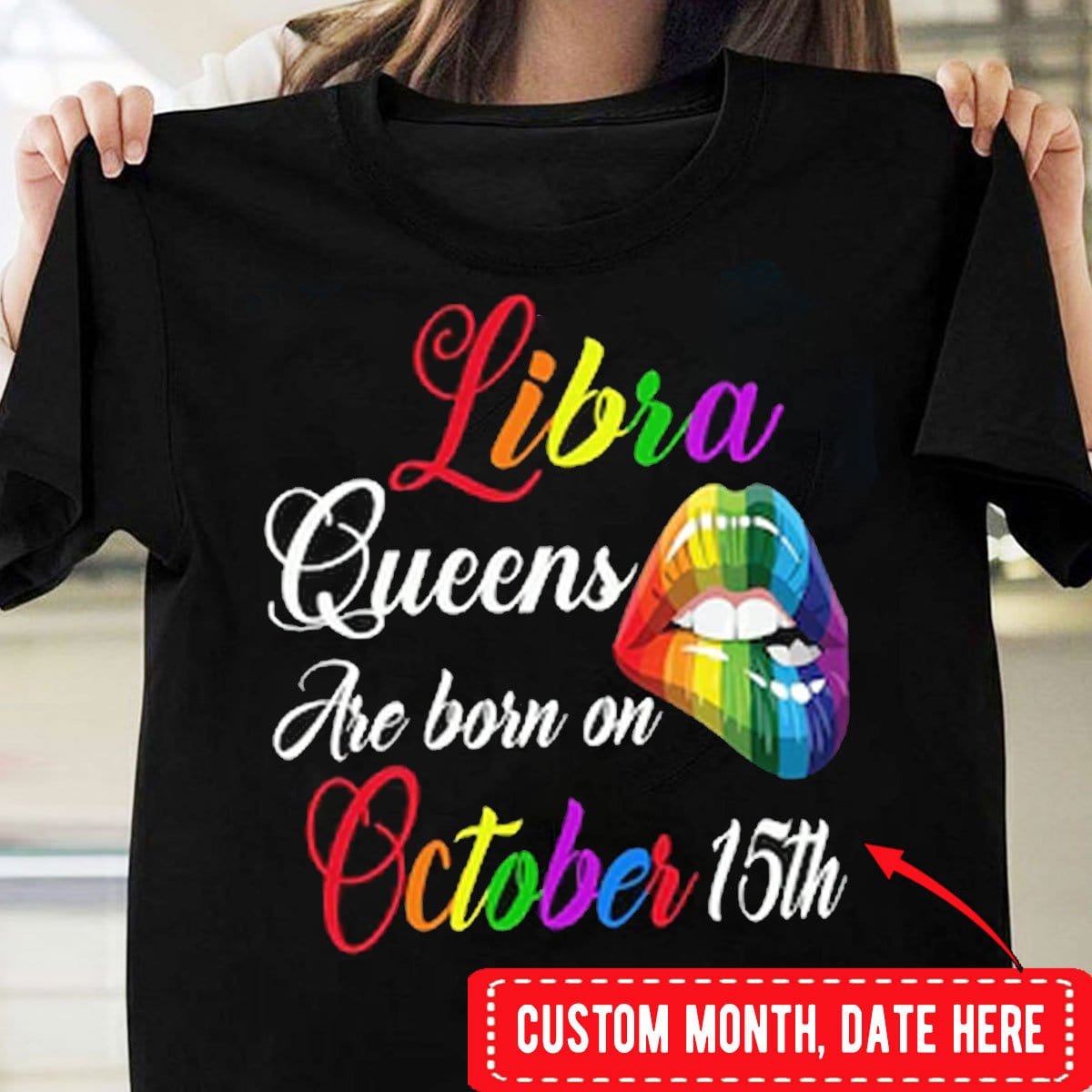 Libra Queen Are Born On Personalized Shirts