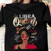 Libra Queen, Afro Black Pride Woman Shirts