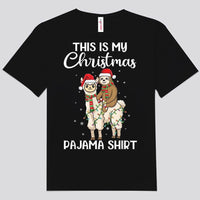 This Is My Christmas Pajama Llama Shirts