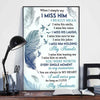 My Soulmate I Miss Him Memorial Poster, Canvas