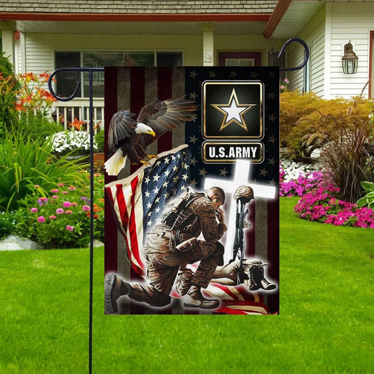 US Army Memorial Day House & Garden Flag