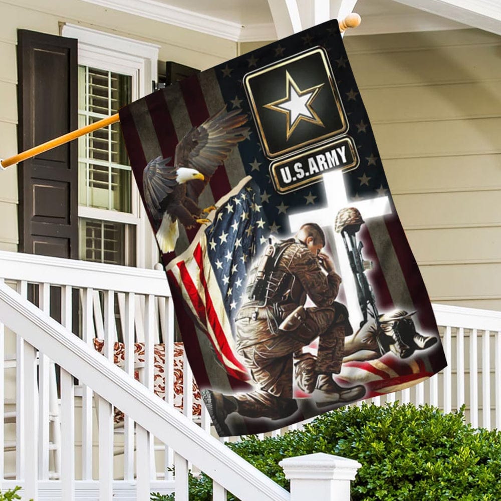 US Army Memorial Day House & Garden Flag