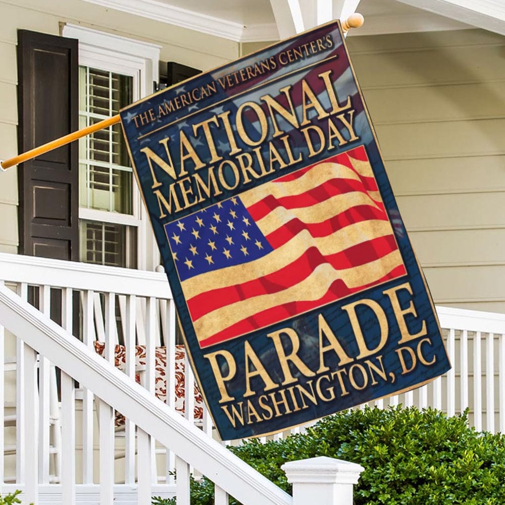 National Memorial Day Parade Washington DC House & Garden Flag