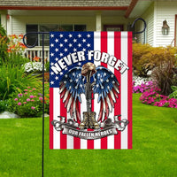Never Forget Our Fallen Heroes Memorial Day House & Garden Flag