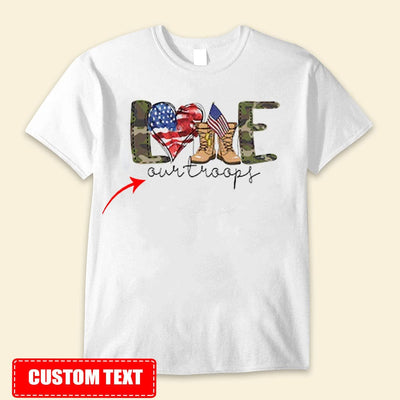 Love Personalized Memorial Day Shirts