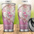 Breast Cancer Tumbler , Ribbon Butterfly Breast Cancer Survivor Tumbler