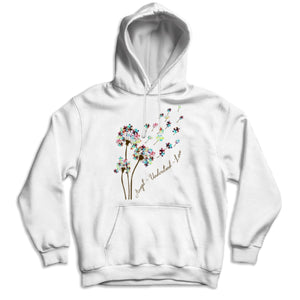 Accept Understand Love With Puzzle Piece Dandelion Autism Acceptance Hoodie Shirt