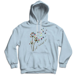 Accept Understand Love With Puzzle Piece Dandelion Autism Acceptance Hoodie Shirt