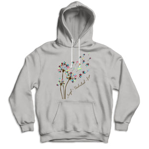 Accept Understand Love With Puzzle Piece Dandelion Autism Acceptance Hoodie Shirt