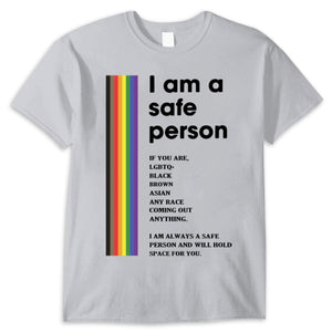 Camisetas LGBT Soy una persona segura