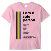 I Am A Safe Person LGBT Shirts