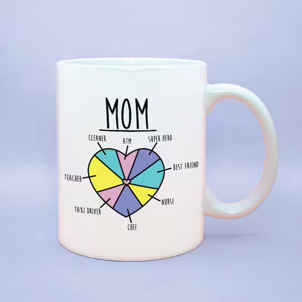 Hippie Mom Coffee Mug or Coffee Cup, Mother's Day Coffee Mug Gift