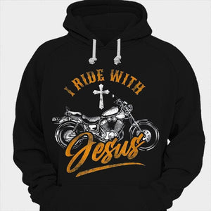 Camisetas de motos con el mensaje "Yo ando con Jesús"