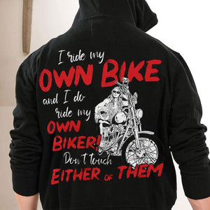 Yo conduzco mi propia bicicleta y conduzco mi propio motorista Camisetas de motociclista