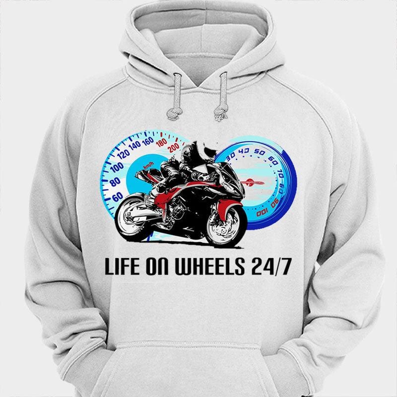 Camisetas de motociclista Life On Wheels 24/7