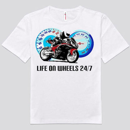 Camisetas de motociclista Life On Wheels 24/7