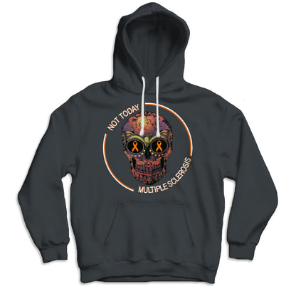 Camisetas de concienciación sobre la esclerosis múltiple con calaveras Not Today