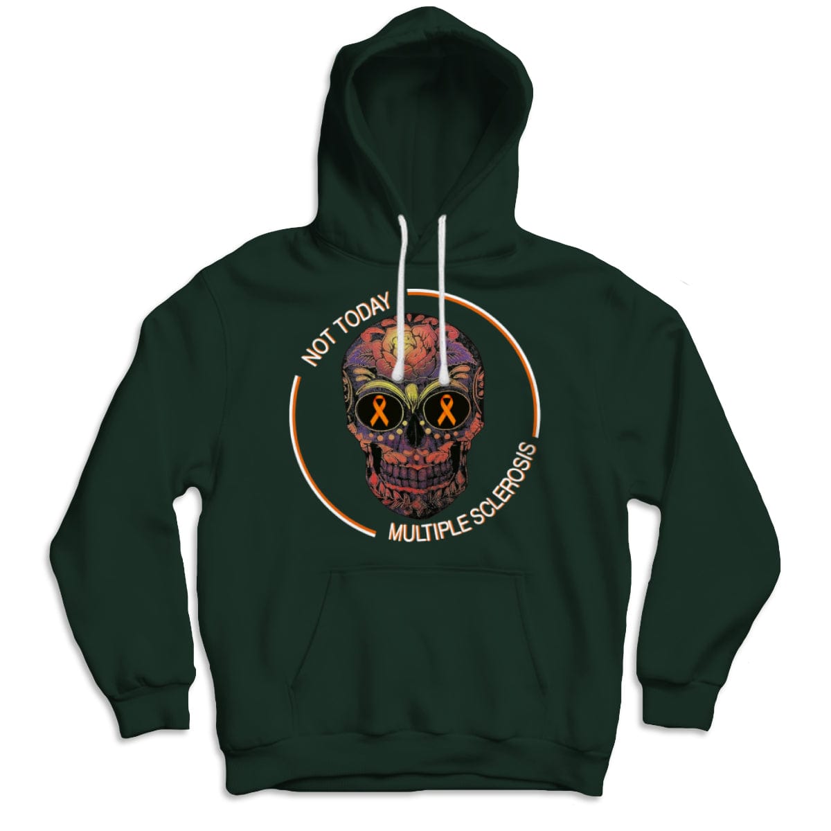 Camisetas de concienciación sobre la esclerosis múltiple con calaveras Not Today