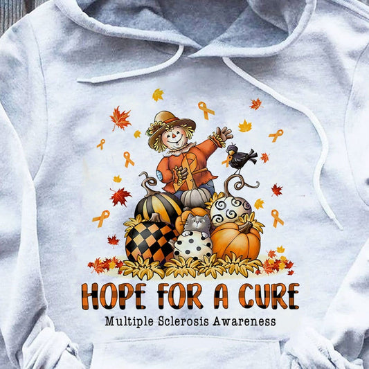 Hope For A Cure Halloween Multiple Sclerosis Hoodie, Shirts