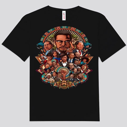 Camisetas afroamericanas con historia negra