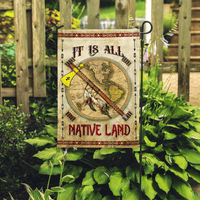 It Is All Native Land, Native American Flag House & Garden