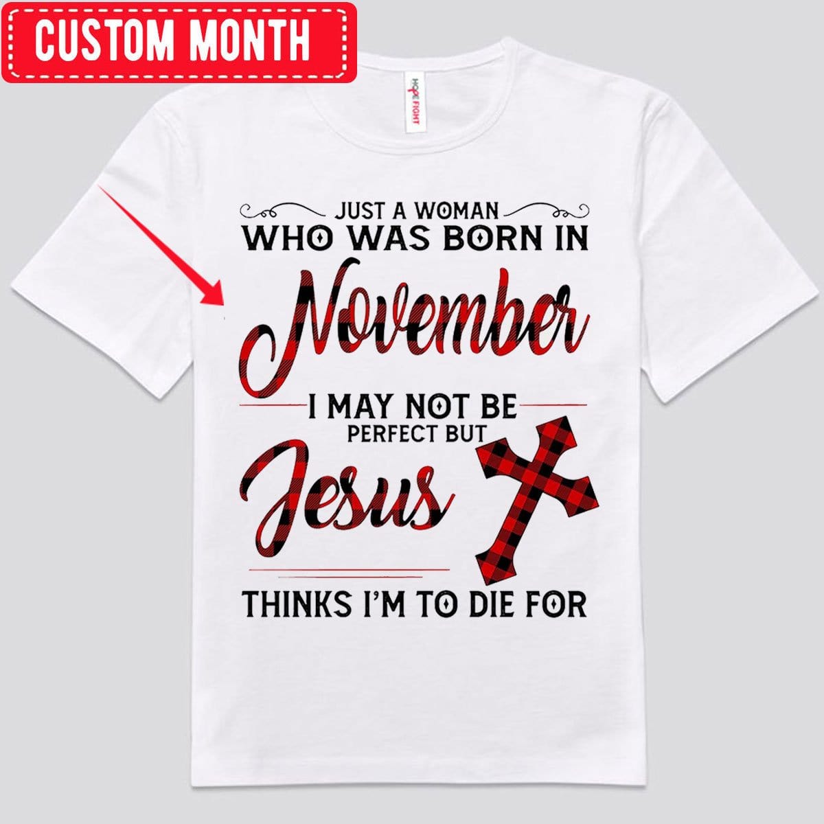 Camiseta de cumpleaños personalizada "Solo una mujer que nació en noviembre"