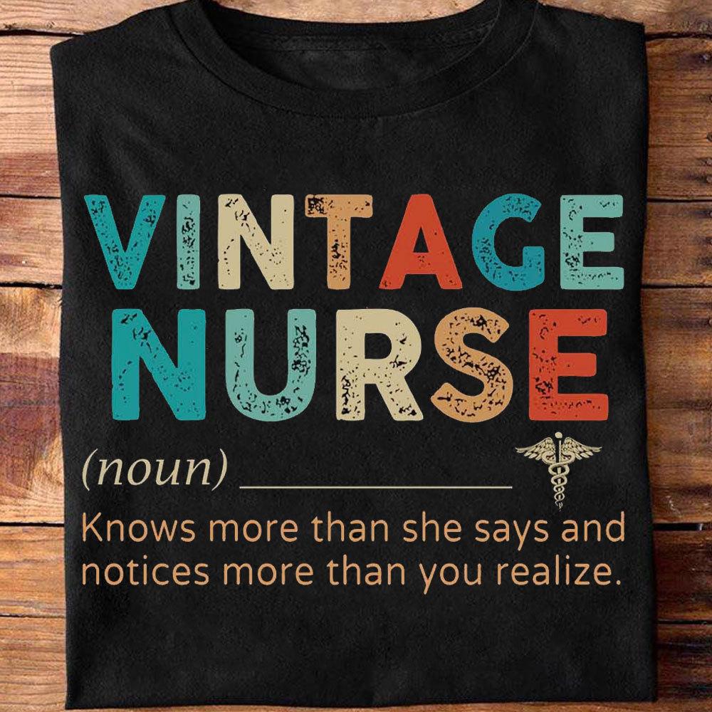 Vintage Nursing T-Shirt 