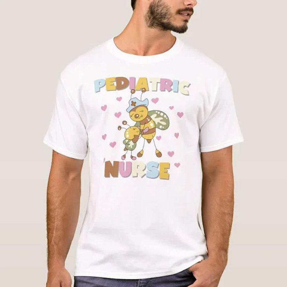 Camisetas lindas con abejas para enfermeras pediátricas