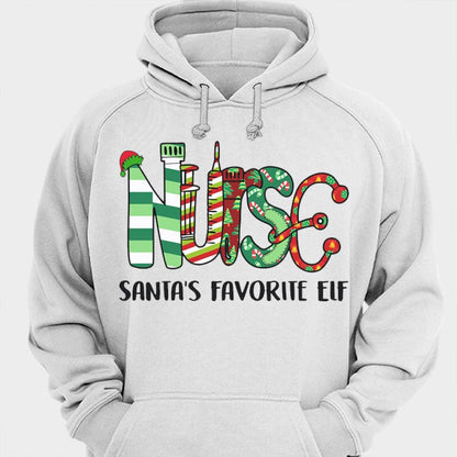 Nurse Santa's Favorite ELF Shirts