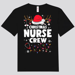 Christmas Crew Nurse Shirts