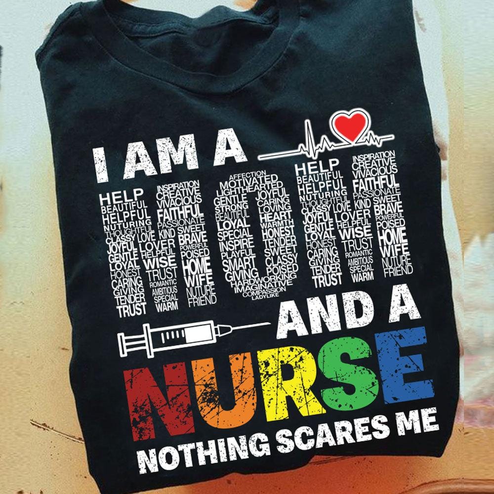 Nurse T Shirts I'm A Mom And A Nurse, Nurse Tee Shirts