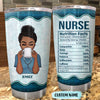 Nutrition Facts Nurse Personalized Tumbler