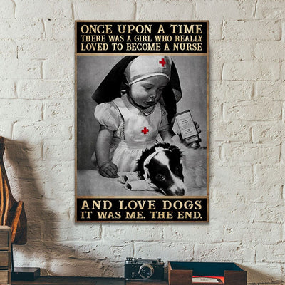 Once Upon A Time There Was A Girl Who Loved To Become A Nurse Poster, Canvas