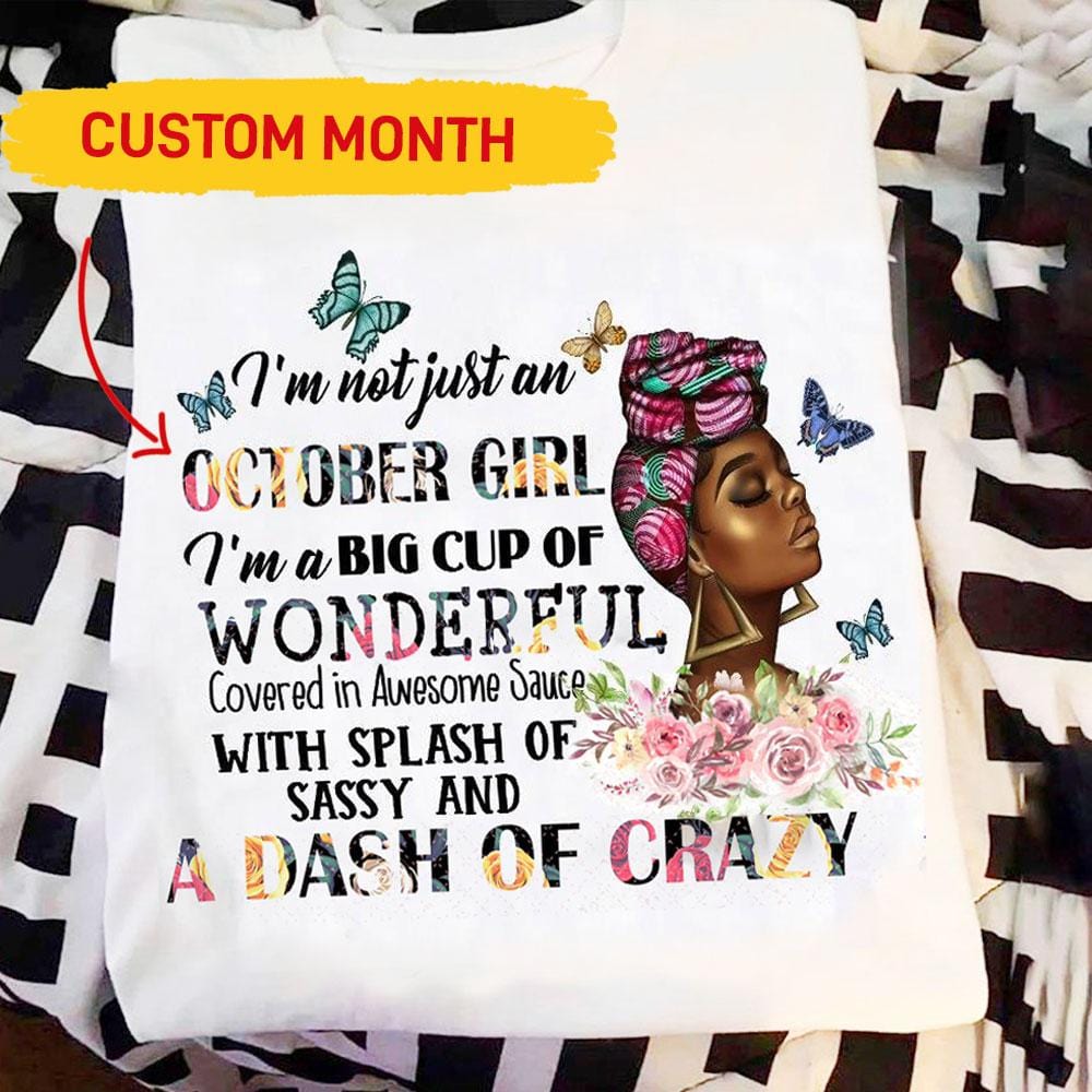 Un toque de locura, camisetas de cumpleaños personalizadas