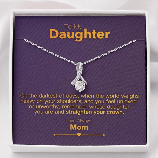 Collar de belleza seductora como regalo para hija: recuerda de quién eres hija y endereza tu corona