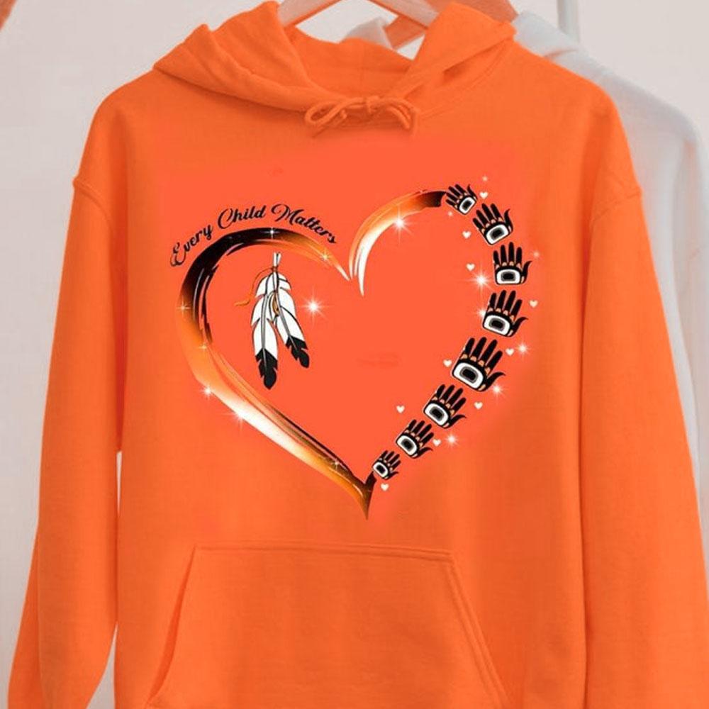 Every Child Matters, Orange Shirt Day Hands Heart, Residential Schools