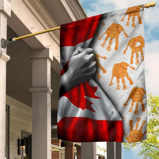 Bandera del Día de la Camisa Naranja Casa y Jardín