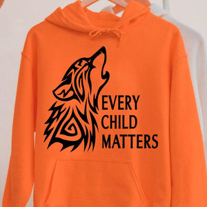 Every Child Matters, Wolf Orange Shirt Day, Residential Schools