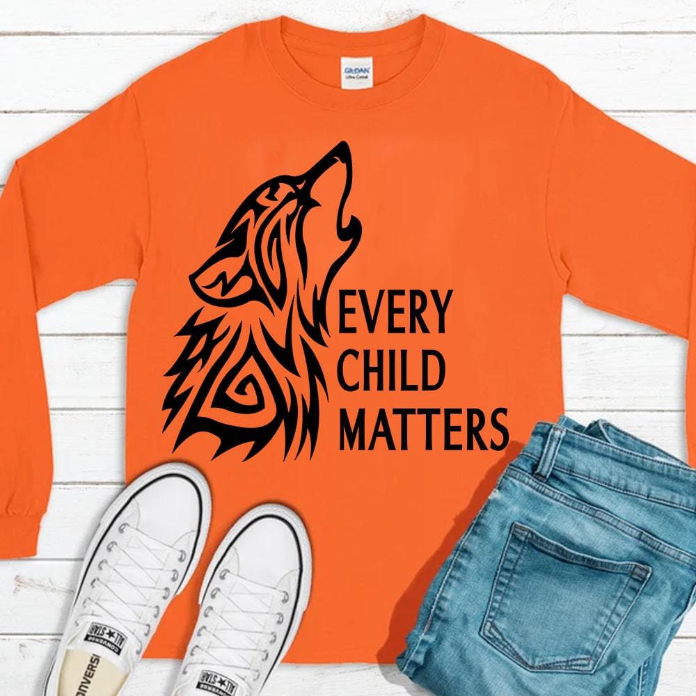 Every Child Matters, Wolf Orange Shirt Day, Residential Schools